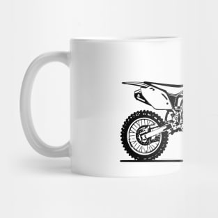 CRF150R Motorcycle Sketch Art Mug